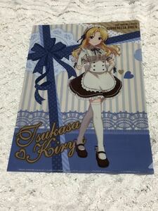 アイドルマスター　シンデレラガールズ　ローソン特典　メイド　クリアファイル　桐生つかさ