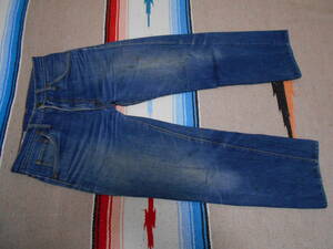 １９６０年代製 BIG JOHNビッグジョン黎明期 インディゴ 藍染 ビンテージ ジーンズ W31 昭和レトロ VINTAGE INDIGO JEANS HIPPIE WOODSTOCK