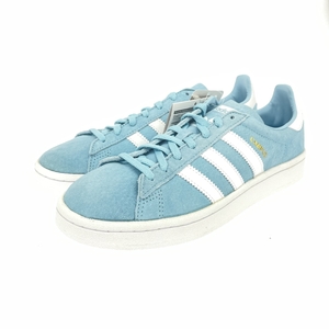 未使用品◆adidas originals アディダスオリジナルス キャンパス スニーカー 24.5◆BY9844 ブルー レディース 靴 シューズ sneakers