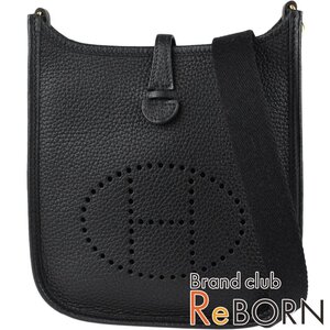 【未使用品】HERMES/エルメス　エヴリンTPM アマゾン（ショルダーバッグ）　トリヨンクレマンス　ブラック×ゴールド金具　U刻印