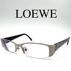 LOEWE ロエベ メガネ 眼鏡 度入り VLW296 アナグラム ケース付き