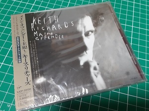 KEITH RICHARDS/キース・リチャーズ●メイン・オフェンダー ~主犯~　92年:VJCP28130　日本盤CD未開封品