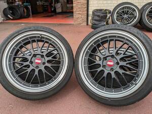 ★BBS LM風　段リム　ステップリム　深リム　メッシュ　レクサス　LS460　LS600　BMW　７シリーズ　PCD120　８．５J　１０J 広島★