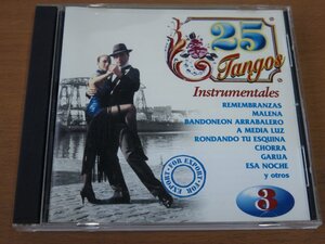 CD 25 TANGOS INSTRUMENTAL - Volumen 3 輸入盤 中古品