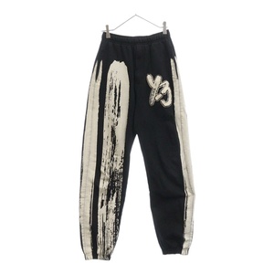 Y-3 ワイスリー LOGO FRENCH TERRY PANTS ブラッシュグラフィック スウェットパンツ IB6396