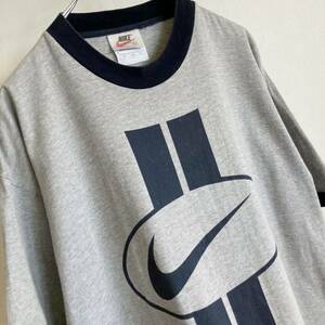 90s Nike ナイキ 半袖 Tシャツ 良デザイン - Size L