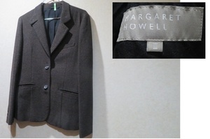 MARGARET HOWELL マーガレットハウエル　上質ウール毛90% 　ジャケットJKT　日本製 秋冬