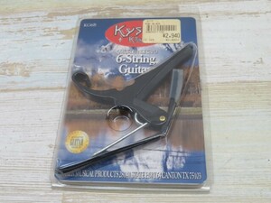 未開封★Kyser KG6B Black カポタスト QUICK-CHANGE CAPO ブラック 6—String Guitar カイザー 95492①★！！