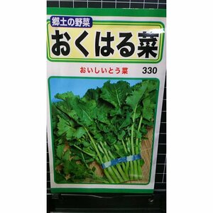 ３袋セット おくはる菜 とう菜 おくはるな 種 郵便は送料無料