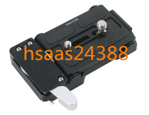 NICEYRIG プロ 汎用ベースプレート クイックリリースプレートアダプター QRプレート 着脱容易 1/4と3/8インチネジ付き 互換性ー397　