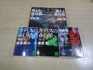 【逢坂剛 文庫版 燃える蜃気楼 上・下/新装版 カディスの赤い星 上・下/イベリアの雷鳴　5冊セット】