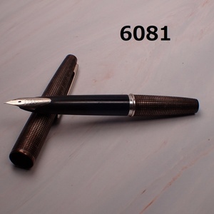 ■AC-6081◆PILOT　万年筆　ペン先18K-WG　スターリングシルバー 20250117