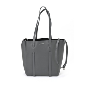 バレンシアガ / BALENCIAGA　エブリディ トート XS　489813　レザー　グレー　【中古】 商品番号 S-155706　新入荷