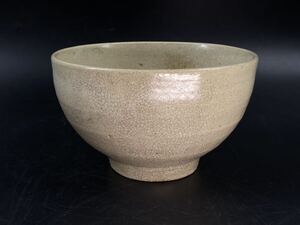 【福蔵】李朝 中早期 茶碗 骨董 古玩 古美術 古い 茶道具 時代保証 径14cm