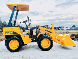 コマツ WA20-1 タイヤショベル ホイールローダーKOMATSU 中古車　検索；コベルコ・ヤンマー・日立・CAT・TCM