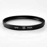 フィルター径:55mm UVフィルター カメラレンズ保護 AF/MF対応