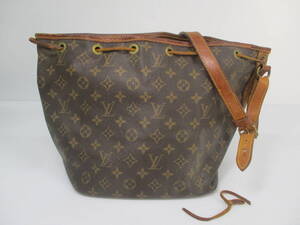 2412031-002 LOUIS VUITTON ルイヴィトン モノグラム M42226 プチ ノエ ショルダーバッグ ジャンク品