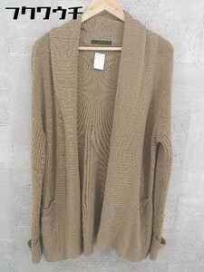 ◇ MOUSSY マウジー 長袖 ニット カーディガン サイズF ブラウン系 レディース