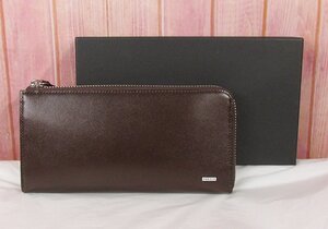 YO17790 PORTER ポーター SHEEN シーン LONG WALLET ロングウォレット L字ファスナー長財布 110-02927 ブラウン 未使用