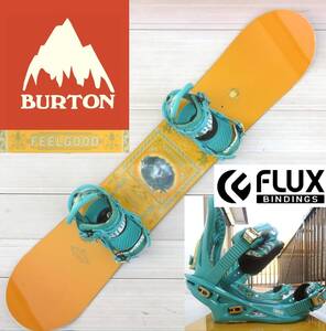 スノボー☆BURTON　Feelgood 144cm　FLUX GU30 バインディング付