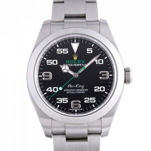 ロレックス ROLEX エアキング 116900 ブラック文字盤 中古 腕時計 メンズ
