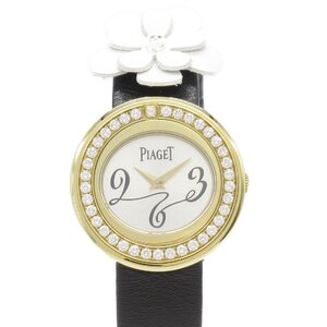 ピアジェ ポセション 腕時計 ウォッチ ブランドオフ PIAGET K18（イエローゴールド） 腕時計 YG/革 中古 レディース