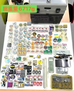 鮎釣り コレクター様放出品 セットボックスまとめ売り！ あゆ釣り 鮎釣り 仕掛け 糸 針 新品＆中古多数 現状品② 【AJ087】