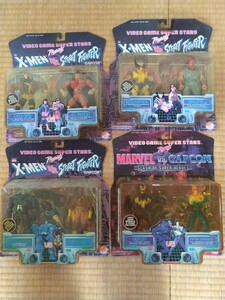 未開封 カプコン ビデオゲームスーパースターフィギュア まとめ ４セット ストリートファイター、X-MEN、マーベル