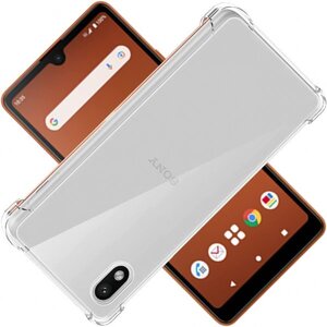 年末清掃Xperia Ace III SO-53C SOG08 A203SOケース 柔らかい TPU 透明　擦り傷防止 薄型 ドット加工送料無料