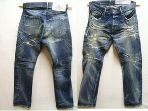 ◇即決[L]未使用品 NEIGHBORHOOD 16SS KNOCKDOWN SAVAGE DP-MID/14OZ-PT ノックダウン リペア サベージデニム 161DCNH-PTM23 パンツ■3783