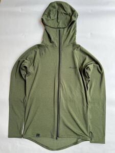 送料無料　Answer4　Power Grid Full-Zip Hoodie　Sサイズ　カーキ