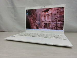 ◆◇FUJITSU LIFEBOOK UH75/C3 FMVU75C3W Corei5 8265U/1.60GHz m.2 SSD256GB メモリ4GB Windows10 Home ACアダプタ無◇◆