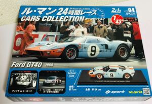 1/43 アシェット ル・マン２４時間レースカーコレクション vol.04 フォード　GT40 1968 未開封、スパーク