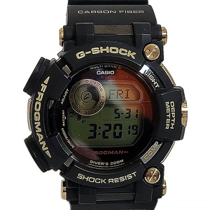 1088 カシオ CASIO G-SHOCK Gショック フロッグマン ゴールド トルネード GWF-D1035B-1 ソーラー電波クォーツ 樹脂 