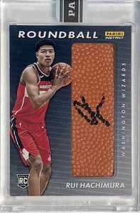 【1/1枚限定】八村塁直書きルーキーサイン 2019-20 Panini Instant Round Ball RC Black Ink Auto