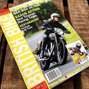 B1264　「BRITISH BIKE MAGAZINE」ブリティッシュバイクマガジン ヴィンテージ 英国車 バイク カスタム 旧車 当時物 ビンテージ 自動車