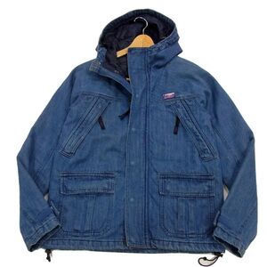 定価27.500円■X-girl 中綿入り デニムマウンテンパーカー DENIM MOUNTAIN PARKA デニムジャケット レディース エックスガール