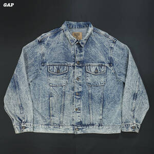 GAP INDIGO DENIM JACKET 1990s JA2214 ギャップ デニムジャケット インディゴデニム 1990年代 オールドギャップ