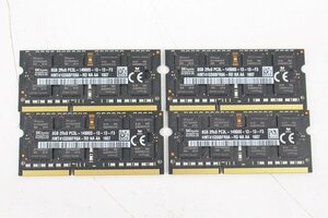 SKhynix HMT41GS6BFR8A-RD ノート用 DDR3 PC3L-14900S 8GB 4枚セット 計32GB メモリ☆