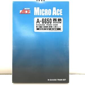 □中古品□ MICRO ACE マイクロエース 鉄道模型 Nゲージ 1/150 西鉄 5000形 第2編成・登場時(黄帯) 3両セット [A-6650] 動作未確認 現状品