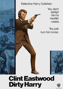 海外ポスター『ダーティハリー』（Dirty Harry） 1971 ★クリント・イーストウッド/44マグナム