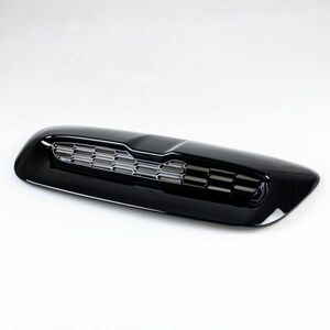 ミニ用クーパー S & JCW R55 R56 R57 R58 R59 2006-2013 光沢グロスブラック 交換式 ボンネットダクト フードベントダクト YMD-51451