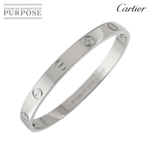 カルティエ Cartier ラブ ブレス #16 K18 WG ホワイトゴールド 750 ブレスレット バングル Love Bracelet 90250999