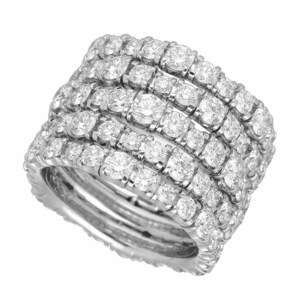 Cartier カルティエ ダイヤモンド(7.16ct) エッセンシャルライン リング 日本サイズ約15号 #55 H434555 750 K18 WG ホワイトゴールド