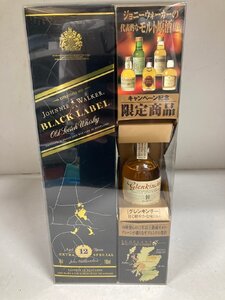 【未開栓】ジョニーウォーカー ブラック ラベル エクストラ スペシャル 12年 スコッチ ウイスキー / 700ml / グレンキンチー 10年 50ml付き