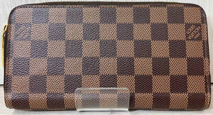 LOUIS VUITTON ルイヴィトン ダミエエベヌ N41661 ジッピーウォレット ブラウン 長財布 メンズ長財布