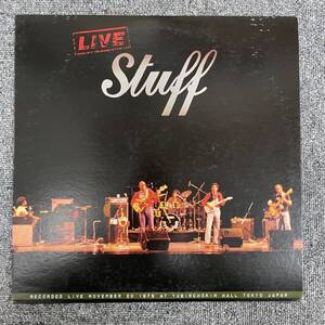 lpレコード/STUFF /『 LIVE STUFF』 スタッフ / 国内盤/ライナー付き/ WANER P-10629W /管理：F0925T529