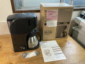 美品 ZOJIRUSHI 象印 コーヒー メーカー 珈琲通 EC-KS50 82429ym まほうびん ステンレス サーバー