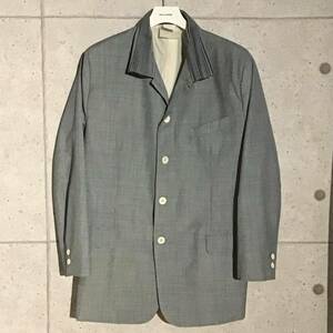 ONtheCORNER ITEM No.1035/COMMEdesGARCONS HOMMEPLUS コムデギャルソンオムプリュス ラペルプリーツ ジャケット 88ss size:S 1円スタート