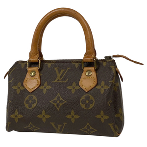 ルイ・ヴィトン Louis Vuitton ミニ スピーディ ショッピング 手提げ ハンドバッグ モノグラム ブラウン M41534 レディース 【中古】